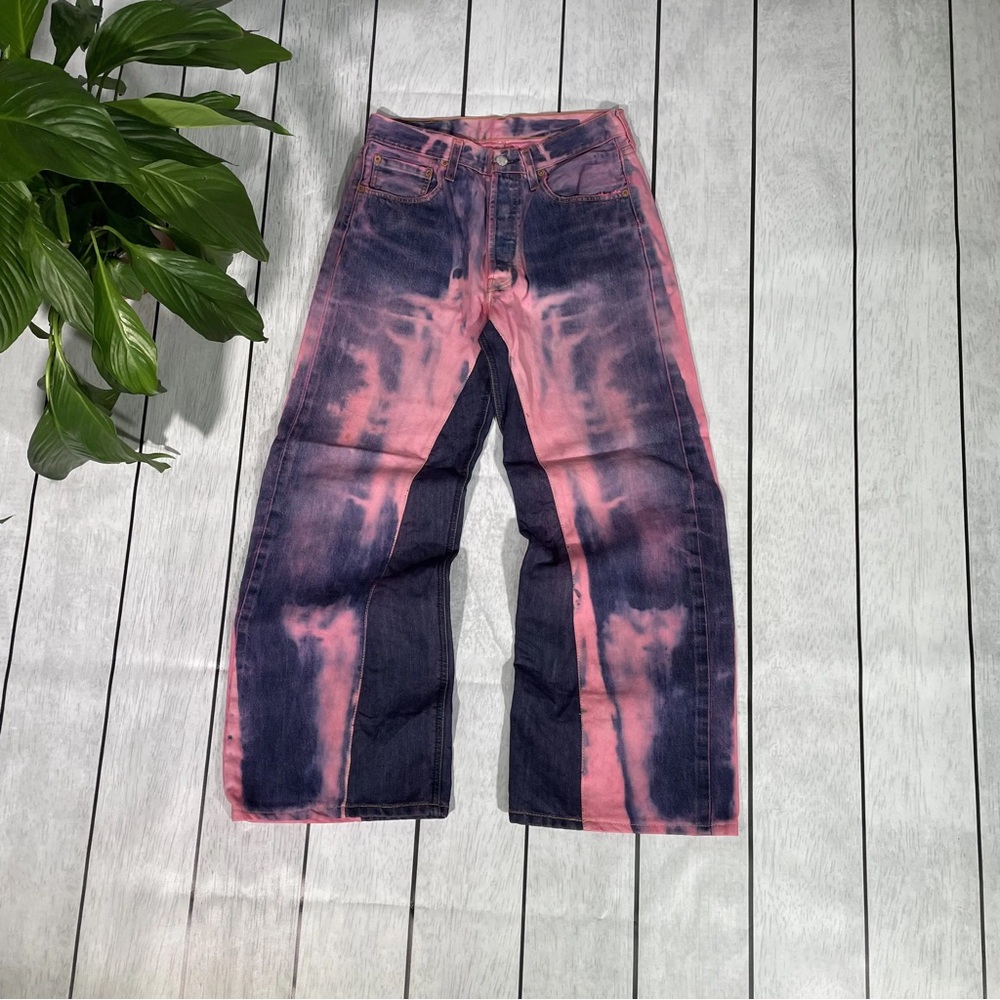 Levi's Pink and Blue Relaxed Men's Jeans
